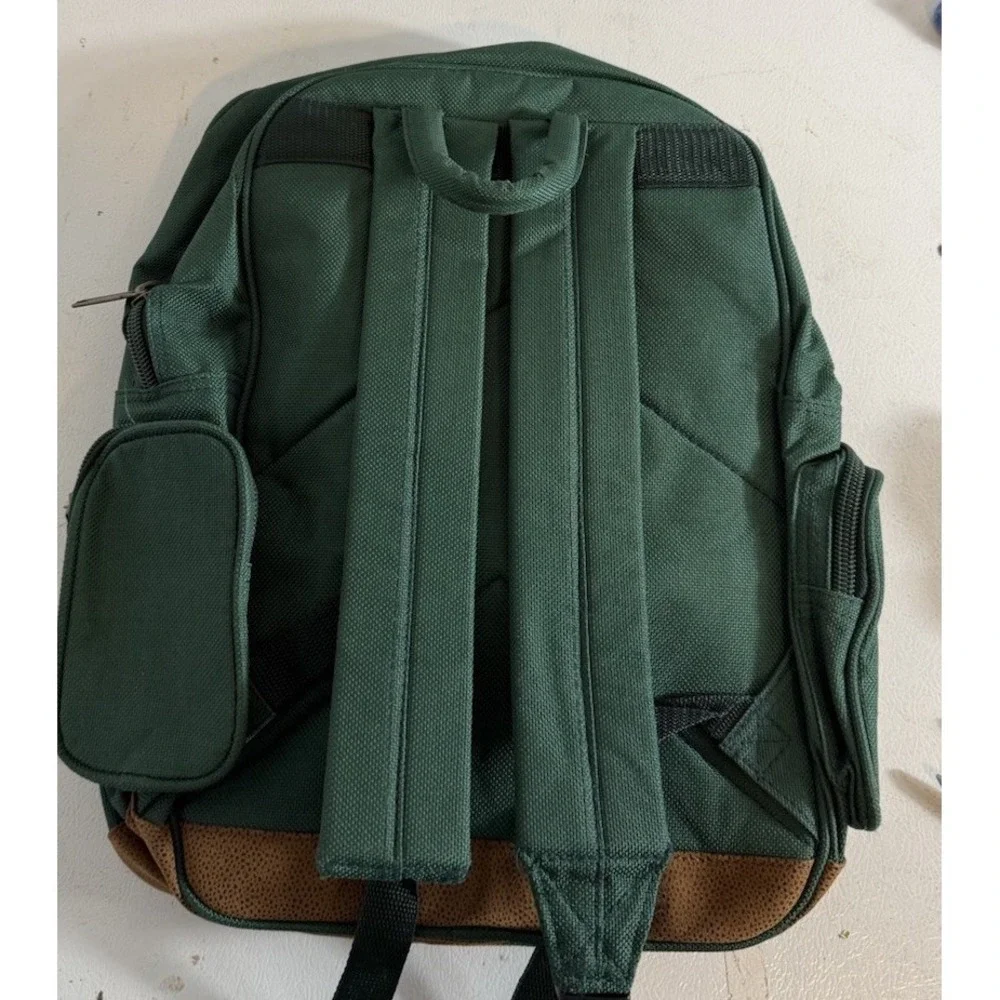 NEW Pioneer‎ Express Backpack . Dark Green and Brown NWT